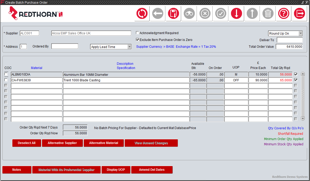 Purchasing Module